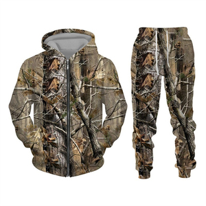 Men's Autumn Winter Camouflage Soft <b>Shell</b> Hunting Suit Breathable Print Design Waterproof Windproof 100% Polyester for - Product Image 2
