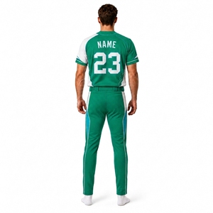 ชุดยูนิฟอร์มเบสบอลขายส่งสำหรับผู้ชาย ชุดเสื้อและกางเกงทีมแบบสั่งทำ ปักลายแบบซับลิเมชั่น ชุดกีฬา OEM โรงงานรับผลิตแบรนด์ส่วนตัว - Product Image 2
