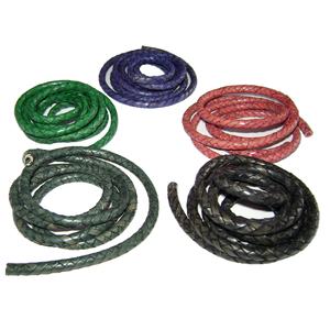 Cordon en cuir tressé rond de qualité supérieure pour bijoux, cordons en cuir tressés à la main pour la fabrication d'accessoires de bijouterie - Product Image 4