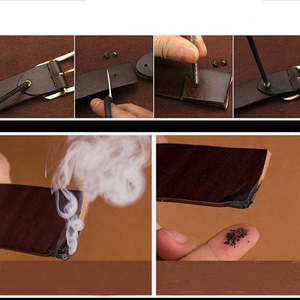 Cinturón de Cuero Vacuno Genuino de Moda India en Oferta, con Hebilla de Resina, Personalizado para Hombre y Mujer - Product Image 5