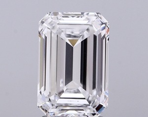 Diamant blanc de laboratoire de qualité supérieure, 355 carats, couleur E, pureté VVS1, taille émeraude, polissage excellent, en stock pour la vente en gros de bijoux fins. - Product Image 1