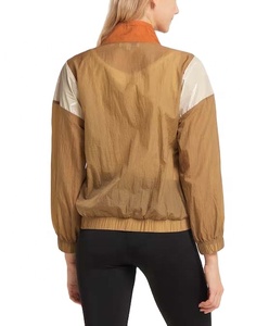 Nuevo diseño hecho a medida ligero a prueba de viento chaqueta de mujer de talla grande cortavientos chaqueta de nailon para exteriores con forro de satén - Product Image 2