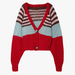 Custom College <b>Cardigan</b> Sweater <b>Long</b> Sleeve Knitted <b>Cardigan</b> with Embroidery Logo Personalized Varsity Style <b>Button</b> Front Soft - Product Image 5