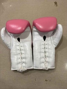Fabricant professionnel de gants de boxe en cuir de vachette véritable de qualité supérieure, gants de sparring à lacets pour le kickboxing - Product Image 5