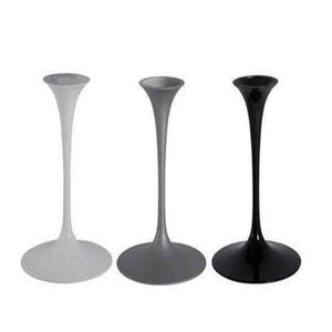 Base de mesa retro de hierro fundido, base de mesa de hierro resistente al óxido, blanca - Product Image 2