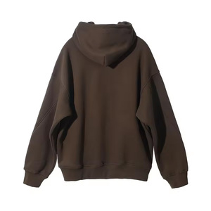 Fabricante de ropa personalizada: Sudaderas con capucha y sudaderas elásticas en cuatro direcciones, lo último en novedades 2026, sudaderas con capucha de hombro caído con lavado ácido. - Product Image 2