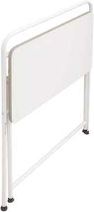 Bureau pliant moderne pour petits espaces, avec structure métallique de qualité supérieure, table d'extérieur pour usage extérieur et salon - Product Image 4