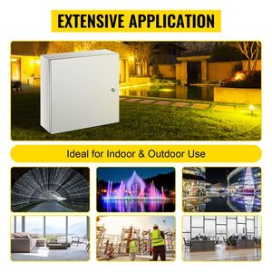 Scatola Elettrica in Acciaio NEMA 4X 20 X 20 X 6 Pollici IP66 Impermeabile e Antipolvere per Esterni/Interni, Contenitore di Giunzione Elettrica in Metallo - Product Image 2