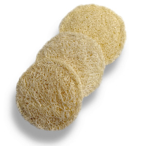 Tampons exfoliants en loofah, doux, biodégradables, en fibres de loofah, pour le visage, outil écologique pour le soin de la peau - Product Image 3