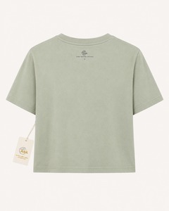 เสื้อยืดโอเวอร์ไซส์ลำลองผ้าฝ้ายแขนสั้นทรงหลวมสไตล์สตรีทแวร์ใส่สบายระบายอากาศได้ดีเหมาะสำหรับใส่ทุกวันทรงบ็อกซี่สำหรับผู้หญิง - Product Image 2