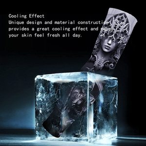 Manchons de bras unisexe pour adulte, motif Gothique Démon, impression par sublimation, protection anti-UV, couverture intégrale avec compression extensible - Product Image 3