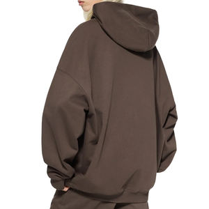 Thick Oversize <b>Hoodie</b> <b>Men</b> & Women Heavyweight Comfortable Relaxed Fit <b>Oversized</b> Stretch Ribbed Cuffs Unisex <b>Hoodie</b> - Product Image 3