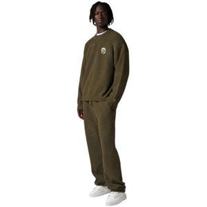 Suéter de Punto Color Caqui, Algodón Suave de Primera Calidad, Corte Holgado y Cómodo, Manga Larga, Ropa Casual para el Día a Día - Product Image 6