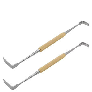 Kit de chirurgie du cartilage costal pour rhinoplastie de qualité supérieure, 6 pièces (ciseaux, gouges, maillet), en acier inoxydable, manuel, réutilisable, certifié CE ISO - Product Image 6