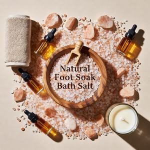 Sel de Bain Hydratant et Apaisant à l'Aloe Vera Naturel et au Sel de l'Himalaya, Mélange Minéral, 700g, Pierre Sculptée, Écologique, pour Spa - Product Image 5