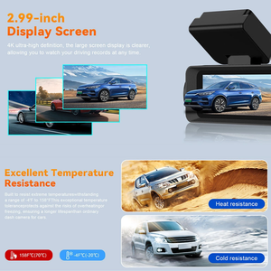 Tư nhân khuôn nhà máy 4K + 1080p phía trước & phía sau ống kính kép Wifi GPS Dashcam Xe DVR hộp đen Video <span class=keywords><strong>Recorder</strong></span> Camara Dashcam - Product Image 6