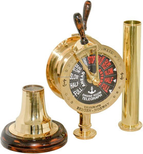 Vaisselle moderne en laiton de style vintage, artisanat en métal nautique, technique de moulage de conception marine gravée au laser - Product Image 4