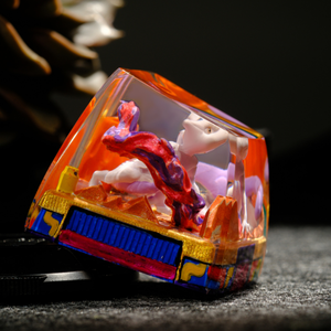 Teclas Artesanales Bosque Místico, Teclas Artesanales Personalizadas, Teclas Anime Lindas, Teclas Verdes, Juego de Teclas, Teclas de Madera - Product Image 3