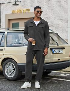 Chándal de Forro Polar para Hombre, Corte Entallado, para Ropa Deportiva y Urbana de Primera Calidad - Product Image 3
