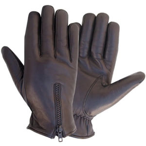 Gants de travail d'hiver légers pour hommes, en cuir de vachette véritable, respirants, doublés, compatibles écran tactile, chauds, antidérapants, pour le sport - Product Image 3