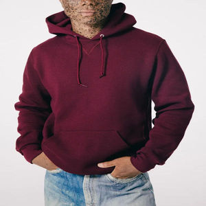 เสื้อฮู้ดดี้คลาสสิกสำหรับใส่ทุกวัน ดีไซน์ชายเสื้อแบบริบและแขนยาว - Product Image 4