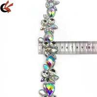 Strass thermocollants en résine avec cristaux de verre étincelants et pierres écologiques pour vêtements, chaussures, costumes de carnaval et robes de soirée