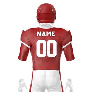Ensemble de maillots de football américain personnalisés pour jeunes et adultes, uniforme d'équipe sublimé, pantalon, vêtements de sport respirants et résistants pour l'entraînement - Product Image 5