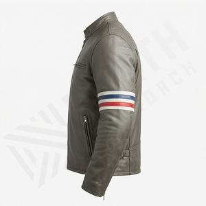 แจ็คเก็ตหนังแท้ ไซส์ใหญ่ ยูนิเซ็กซ์ หนังแกะแท้ หนังเทียม รุ่นใหม่ล่าสุด ดีไซน์ทันสมัย รับทำโลโก้ตามสั่ง สีตามสั่ง - Product Image 3