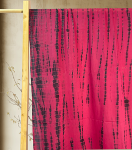 Rideau en coton imprimé tie-dye moderne, panneau de fenêtre bohème pour salon, chambre, bureau, hôtel, taille personnalisée, vente en gros - Product Image 2