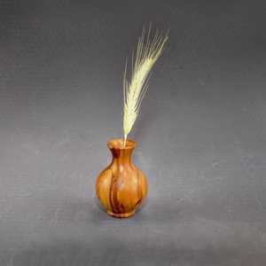 Vase en bois artisanal pas cher avec finition naturelle lisse pour la table basse, l'entrée et la décoration de la salle à manger par AALIYAN IMPEX - Product Image 3