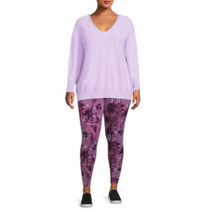 Best Selling Fitness Wear Adult Size Women Leggings <b>Top</b> Quality 100% Cotton Gym Workout Women Leggings - Product Image 2