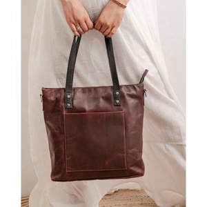 Nuevo bolso de cuero Western Crunch, bolso de compras de cuero para mujer, bolso de hombro de colección con estilo único, Bolso multiusos - Product Image 1