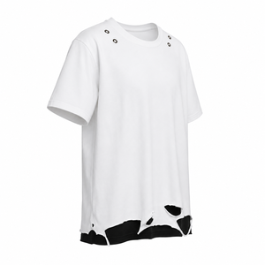 T-shirt imprimé en coton surdimensionné pour homme, élégant, de qualité supérieure, matière douce, coupe confortable pour un usage quotidien - Product Image 4