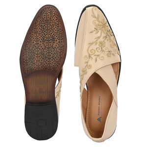 Jutti Peshwari brodée de qualité supérieure pour homme, légère et respirante, style Punjabi, idéale pour les mariages - Product Image 6