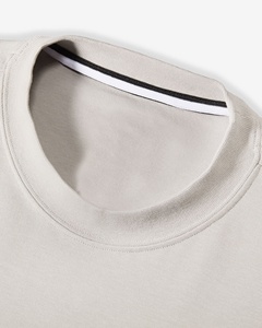 T-shirt Homme Grande Taille en Coton Uni à Manches Courtes et Col Montant – Couleur Unie Décontracté – Tricot Jersey – Nouvelle Collection – Vente Flash - Product Image 5