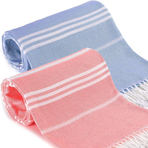 Serviettes de plage en tissu éponge de luxe, douces, 100% coton, très résistantes, séchage rapide, imperméables, portables, motif éponge |   Serviette de bain en gros - Product Image 3