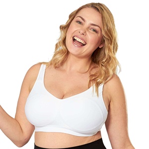 Bralette de Talla Grande para Mujer, con Soporte Alto, Sin Varillas, Copa Completa, Suave, de Spandex/Poliéster, con Tirantes Ajustables y Cómodos - Product Image 5