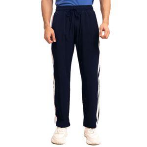 Pantalones Deportivos Azul Marino para Hombre, Pantalones de Chándal Casuales de Algodón, Cintura Elástica con Cordón, Pantalones Deportivos para Correr, Venta al Por Mayor - Product Image 1