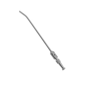 Tube d'aspiration chirurgical Hosanna Adson en acier, embout manuel, diamètre 30 mm, longueur totale 140 mm, longueur de travail 83 mm (3 1/4 po) – Le base de notre offre - Product Image 1
