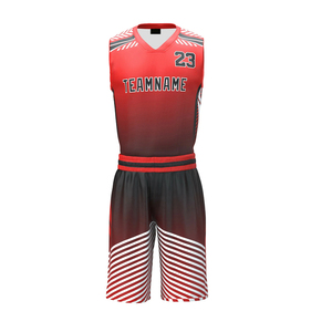 Uniforme de Baloncesto Deportivo en Oferta, 100% Poliéster, Secado Rápido, Transpirable, para Adultos, Personalizado con Impresión, Tallas Grandes - Product Image 1