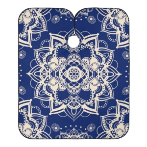 Nouvelle Arrivée Promotionnelle : Cape de Salon Imperméable Personnalisable avec Logo, Faible MOQ, Fermeture à Boutons Ajustable, Cape de Barbier Professionnelle à Imprimé Floral - Product Image 1