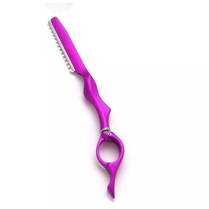 Navaja Profesional de Plástico con Una Sola Cuchilla de Acero Inoxidable para Adelgazar el Cabello, para Barbería y Salón de Belleza, para Peinar el Cabello Facial, de Alta Calidad - Product Image 4