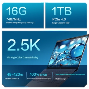 HPs Star Book Pro 14 2.5K 14-inch Slim and Lightweight Portable Office Laptop Computer CPU Ultra5 125H 16GDDR5 Memory 512G/1TSSD - Product Image 3