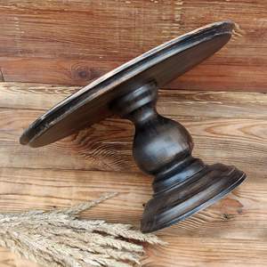 Support à gâteau en bois au design créatif, parfait pour une présentation de gâteau unique lors de célébrations - Product Image 2