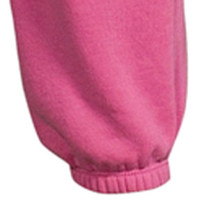 Pantalones deportivos de forro polar morado para mujer con cintura con cordón y logotipo en la pierna derecha, informales, de longitud completa, para otoño - Product Image 2