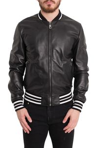 Furat <b>Leathers</b> Embroidery <b>Leather</b> Letterman Varsity <b>Jacket</b> Streetwear Casual Winter Style Windproof Breathable <b>Men's</b> OEM Service - Product Image 5
