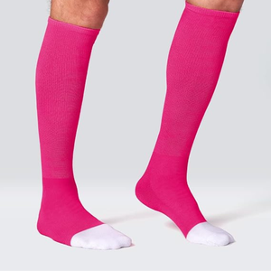 Custom Design Wholesale Cotton Crew Socks <b>Knee</b> <b>High</b> Solid Pattern Soccer Baseball Softball Breathable Unisex Adults Youth Sports - Product Image 1
