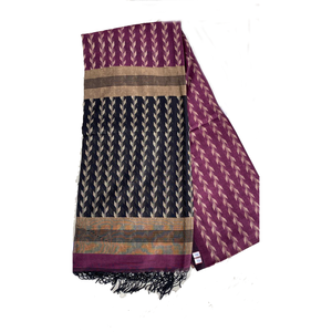 Soft & Light Weight New Collection Pure Handloom <b>Red</b> black white Buti Cotton <b>Saree</b> with Fancy Design for Wedding Use From India - Product Image 4