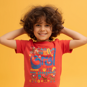 เสื้อยืดแขนสั้นเด็ก ผ้าฝ้ายนุ่ม สวมใส่สบาย เหมาะสำหรับเด็ก พร้อมบริการรับผลิตแบบ OEM ODM - Product Image 3