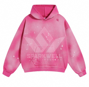 Sudadera con Capucha Extra Grande para Hombre Sparkwell Industry, 100% Algodón, Felpa Francesa, Estilo Casual para Otoño, con Logotipo Estampado en la Parte Delantera - Product Image 5